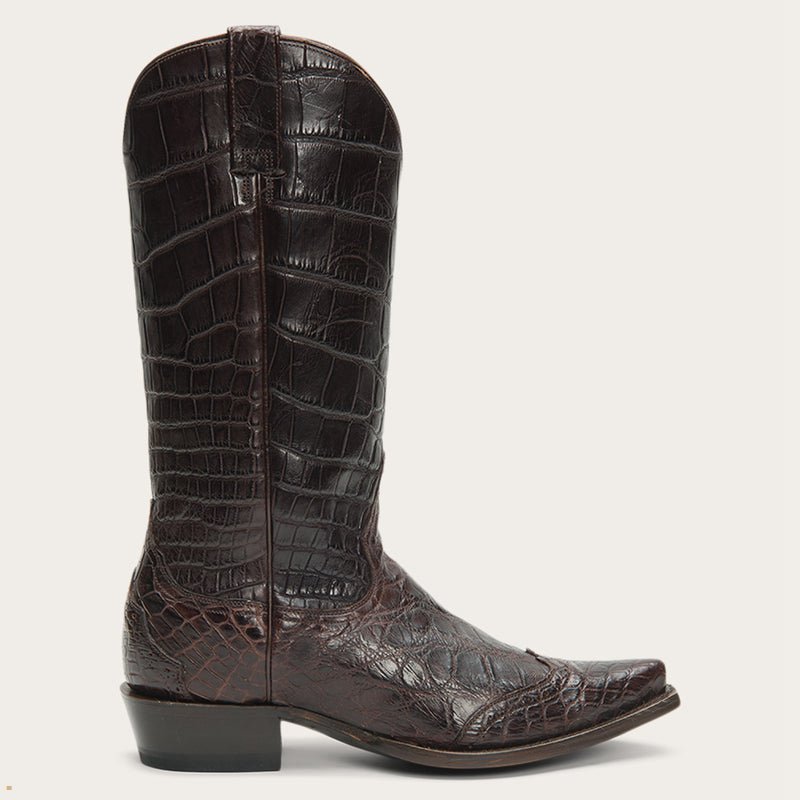 Brown Stetson Lola Women's Boots | UK 54VJNMOQC