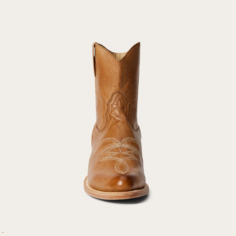 Brown Stetson Piper Women's Boots | UK 75OVWBUGD