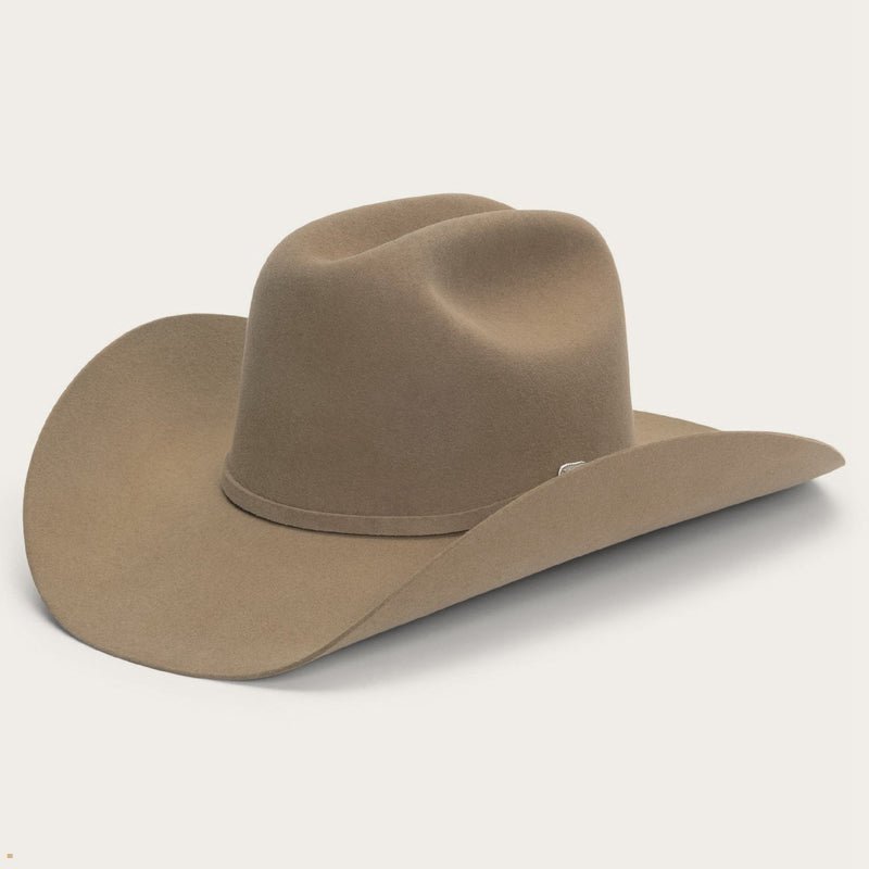 Brown Stetson Skyline 6x Men's Cowboy Hats | UK 25FBIPHGS