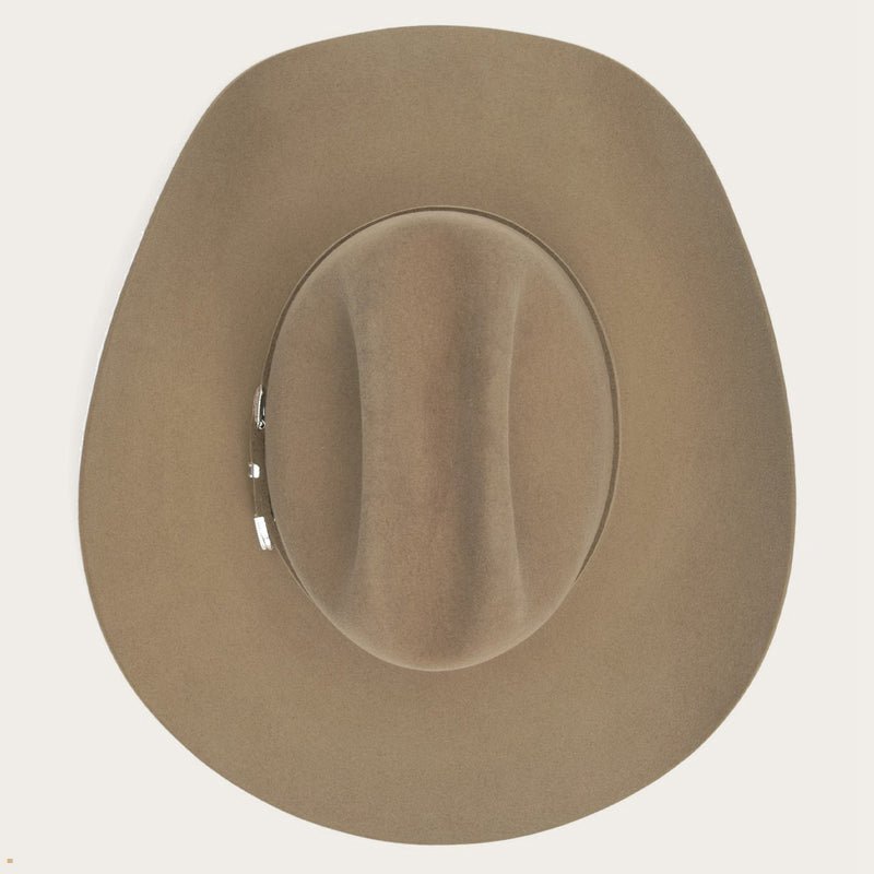 Brown Stetson Skyline 6x Men's Cowboy Hats | UK 25FBIPHGS