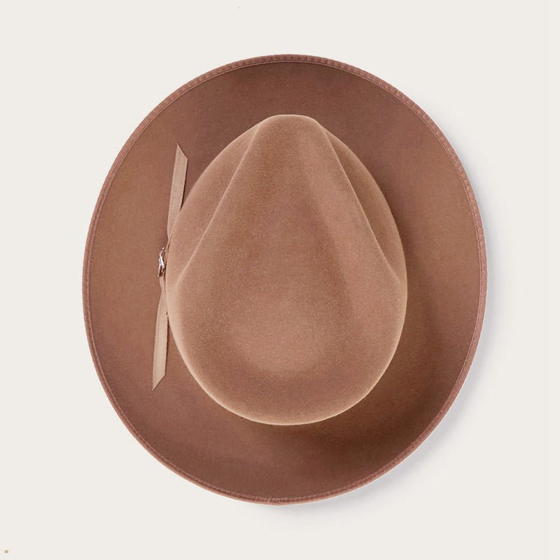 Brown Stetson Stratoliner Men's Fedoras | UK 03ZAQXVTH