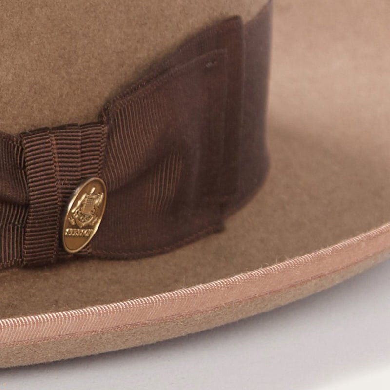 Brown Stetson Whippet Wool Men's Fedoras | UK 62DNVIEBX