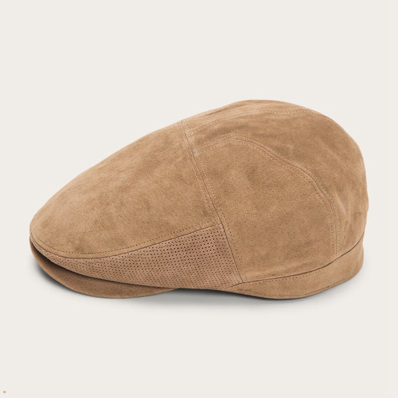 Brown Stetson Wind River Men's Caps | UK 07YHEXKNT