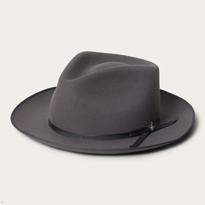 Dark Grey Stetson Stratoliner Men's Fedoras | UK 13NXIZDPJ