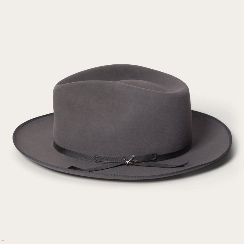 Dark Grey Stetson Stratoliner Men's Fedoras | UK 13NXIZDPJ