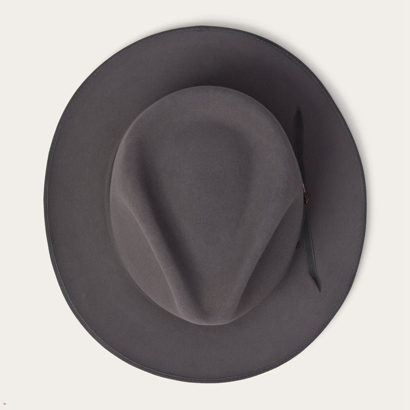 Dark Grey Stetson Stratoliner Men's Fedoras | UK 13NXIZDPJ