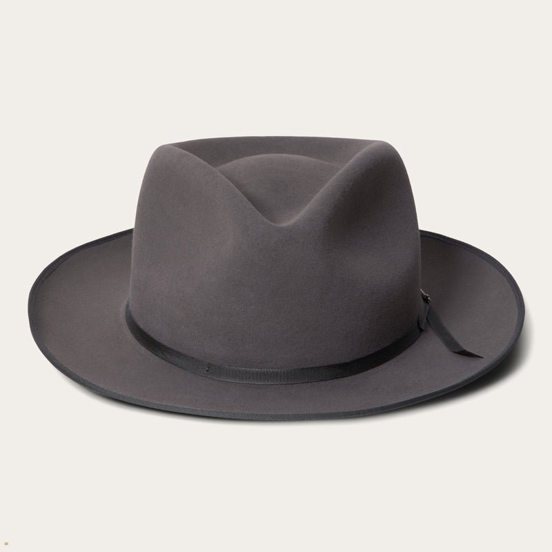 Dark Grey Stetson Stratoliner Men\'s Fedoras | UK 13NXIZDPJ