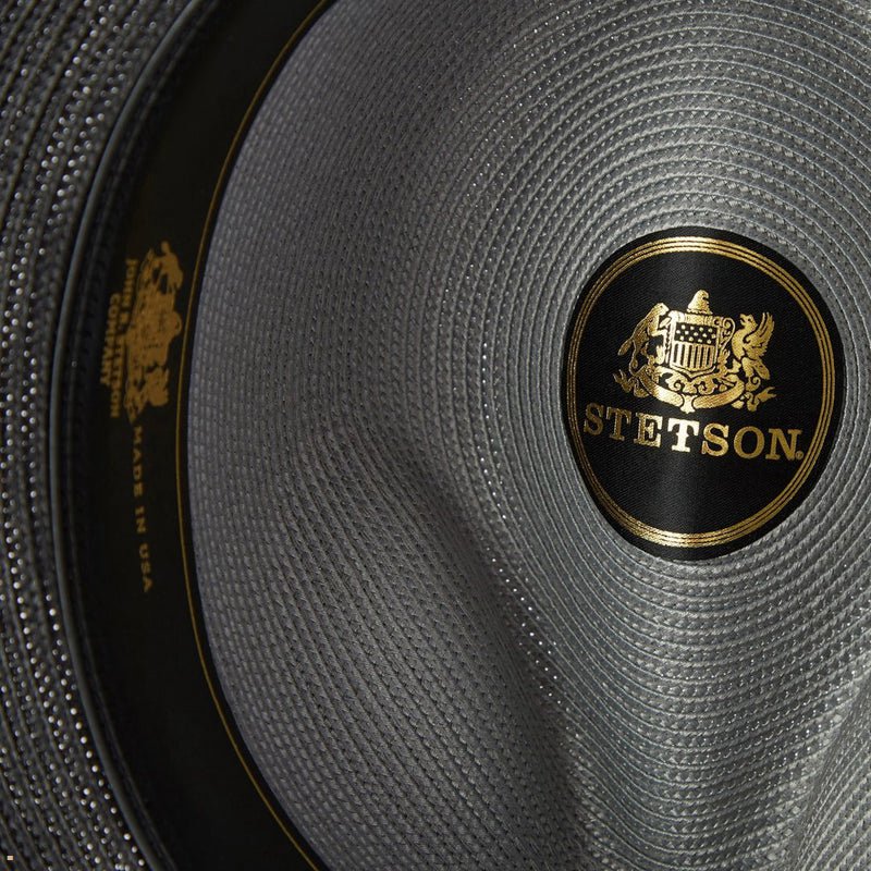 Grey Black Stetson Andover Milan Men's Fedoras | UK 02LVNMEFU