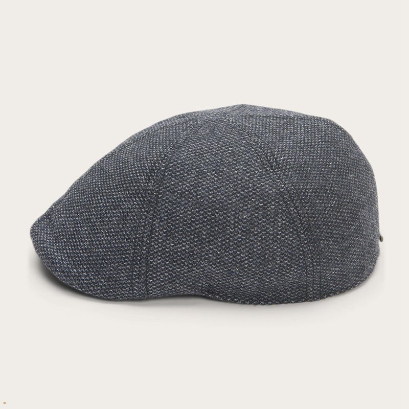 Grey Stetson Dart Men's Caps | UK 54ZWJNKUT