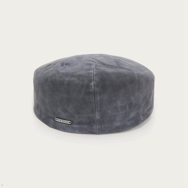 Grey Stetson Driver Cap Suede Men's Outdoor Hats | UK 45TGJWZKM