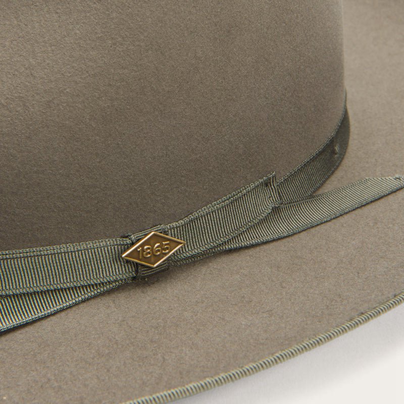 Grey Stetson Pure Stratoliner Men's Fedoras | UK 83TDRIHGM