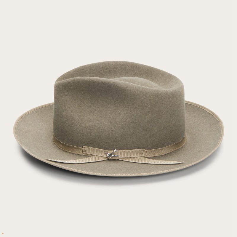 Grey Stetson Stratoliner Men's Fedoras | UK 02SFNZTKL