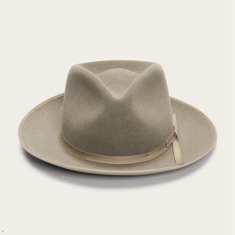 Grey Stetson Stratoliner Men\'s Fedoras | UK 02SFNZTKL