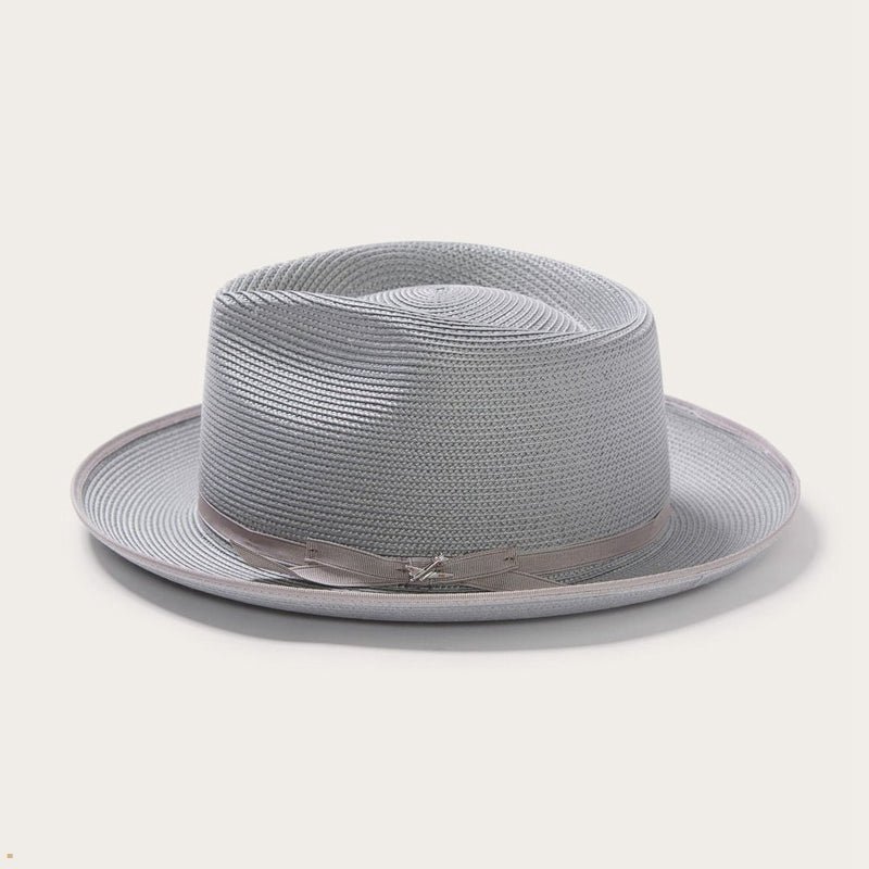 Grey Stetson Stratoliner Milan Men's Fedoras | UK 24KPGYHZB