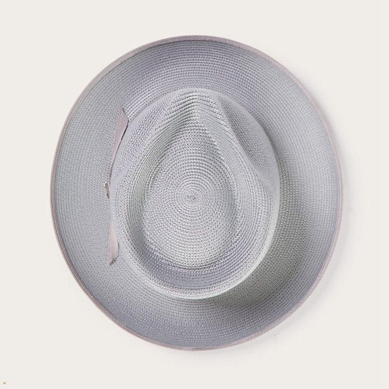 Grey Stetson Stratoliner Milan Men's Fedoras | UK 24KPGYHZB