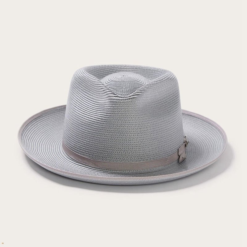 Grey Stetson Stratoliner Milan Men\'s Fedoras | UK 24KPGYHZB