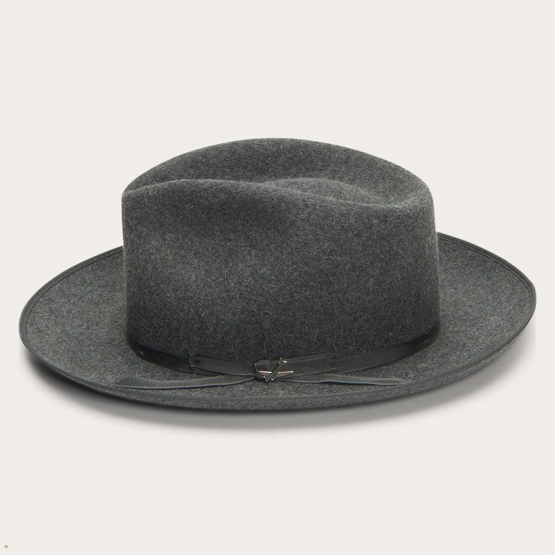 Grey Stetson The Ultralight Stratoliner Women's Fedoras | UK 86LUXCOMK