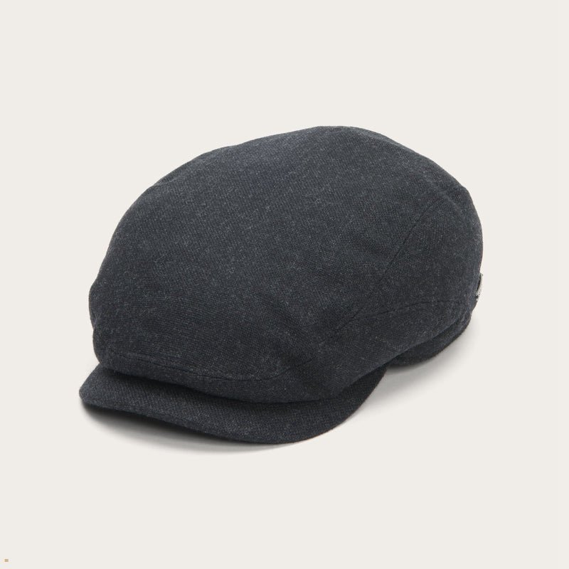 Grey Stetson Virgin Wool Cashmere Driver Women's Caps | UK 06JGTEOVU