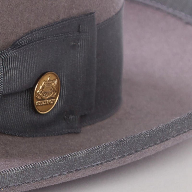 Grey Stetson Whippet Wool Men's Fedoras | UK 54MCGUZBY