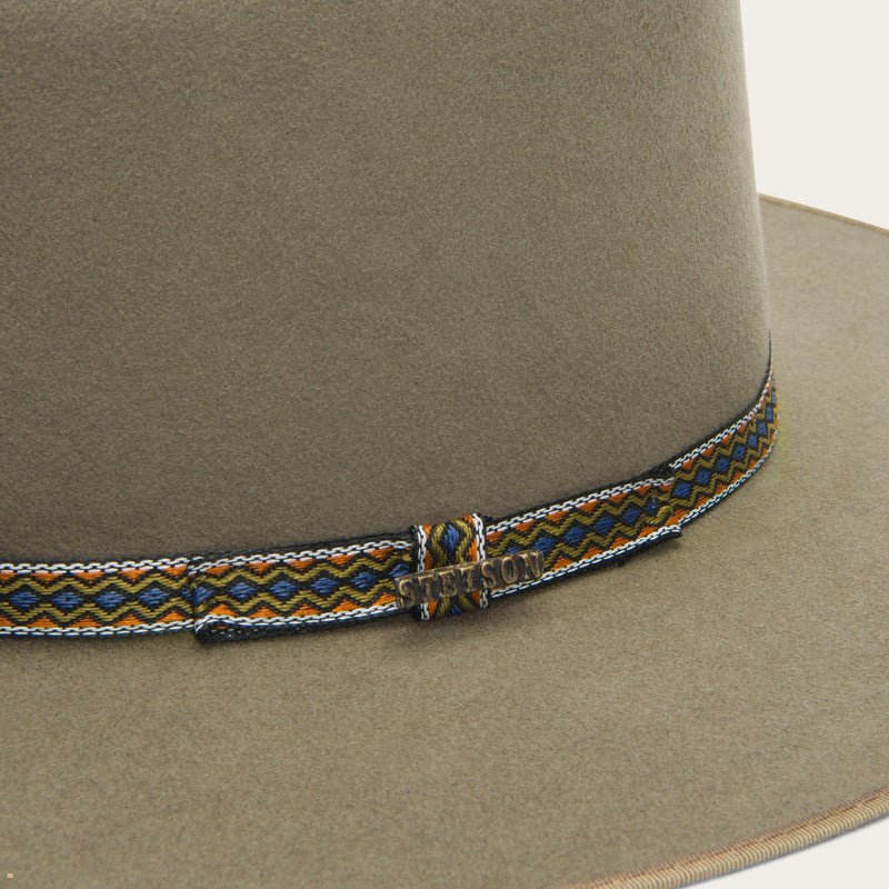 Grey Stetson Yancy Men's Outdoor Hats | UK 07EKPACXD