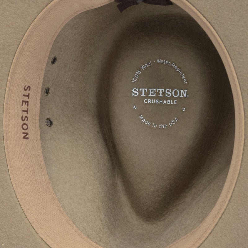 Light Brown Stetson The Moab Men's Outdoor Hats | UK 01XZQTBKU