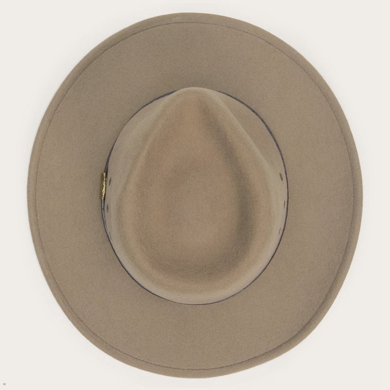 Light Brown Stetson The Moab Men's Outdoor Hats | UK 01XZQTBKU