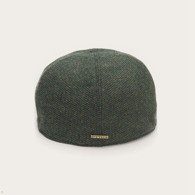 Olive Stetson Dart Men's Caps | UK 81QJOYFHA