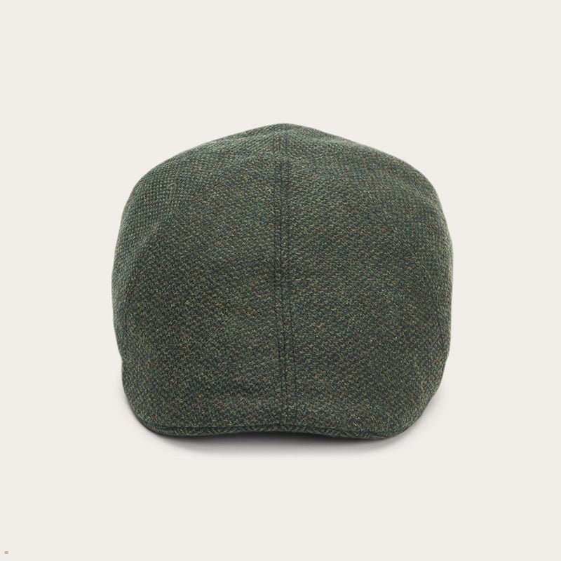 Olive Stetson Dart Men\'s Caps | UK 81QJOYFHA