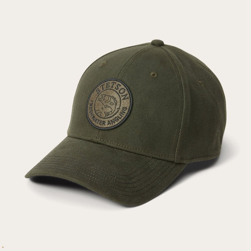 Olive Stetson Freshwater Angling Baseball Women's Caps | UK 72FHKPRQJ