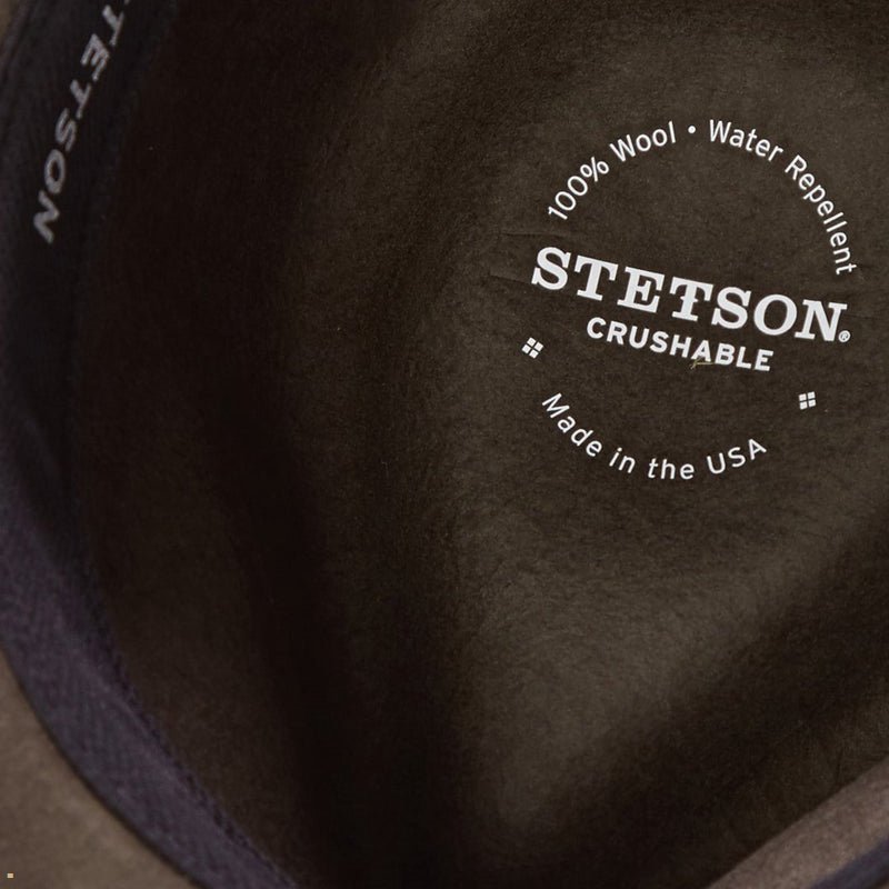 Olive Stetson Gallatin Men's Outdoor Hats | UK 81DQKRJGZ