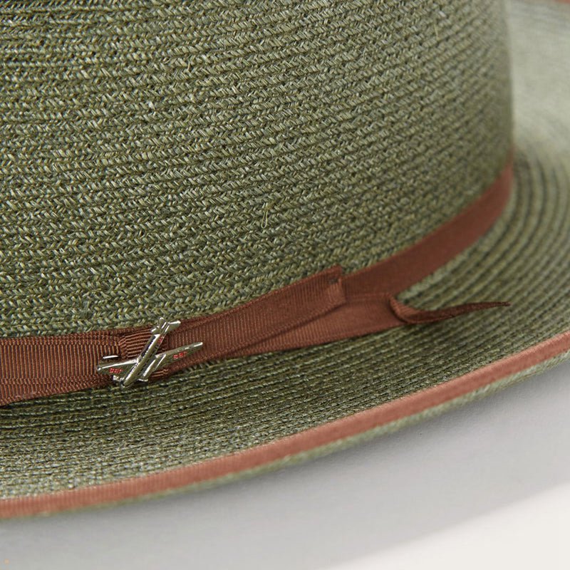 Olive Stetson Stratoliner Hemp Men's Fedoras | UK 94IPBYOCF