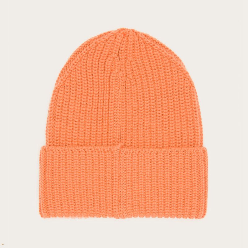 Orange Stetson Classic Men's Beanie | UK 82YHJKZUV