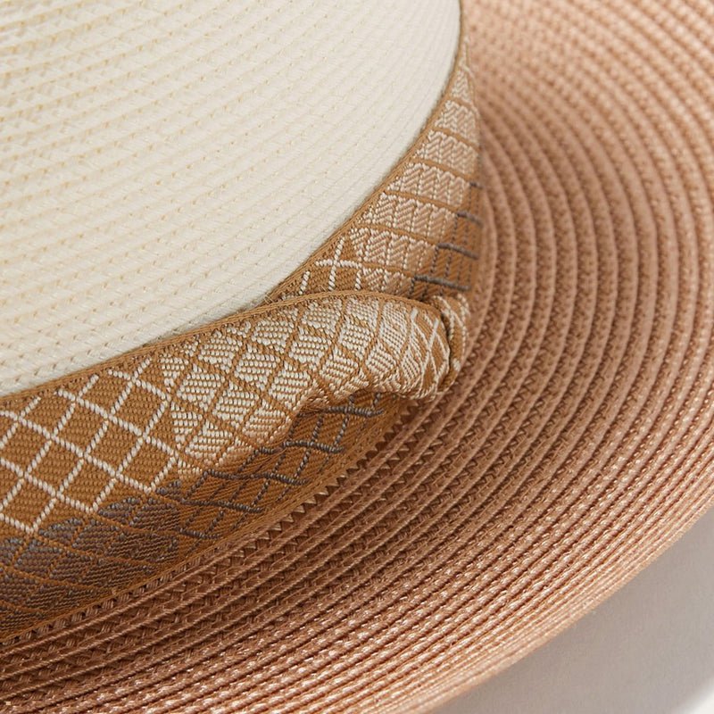 White Brown Stetson Andover Milan Women's Fedoras | UK 39LHXDBOK