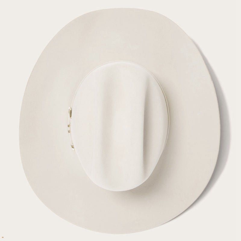 White Stetson Diamante Premier Cowboy Men's Western Hats | UK 09BIDFRPA