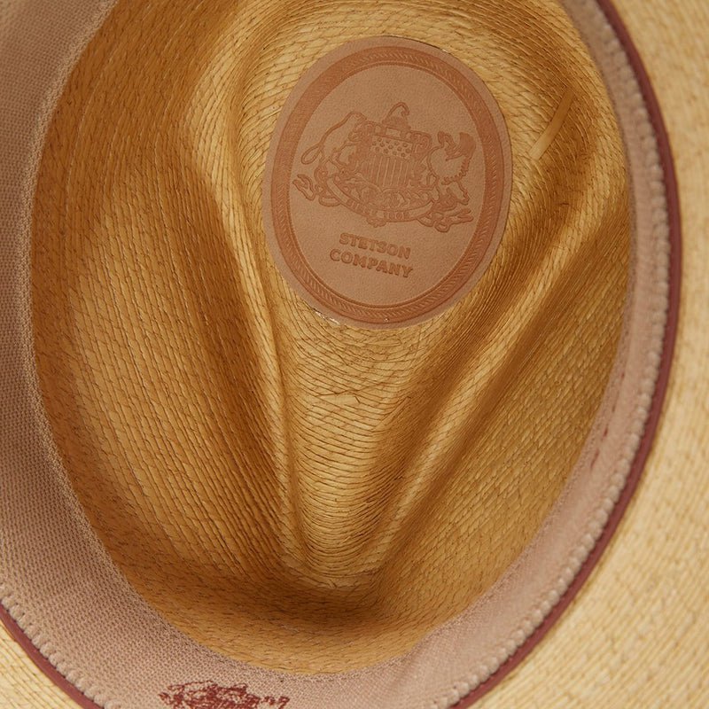 Yellow Stetson Sawmill Palm Leaf Men's Western Hats | UK 91HRDAUYT