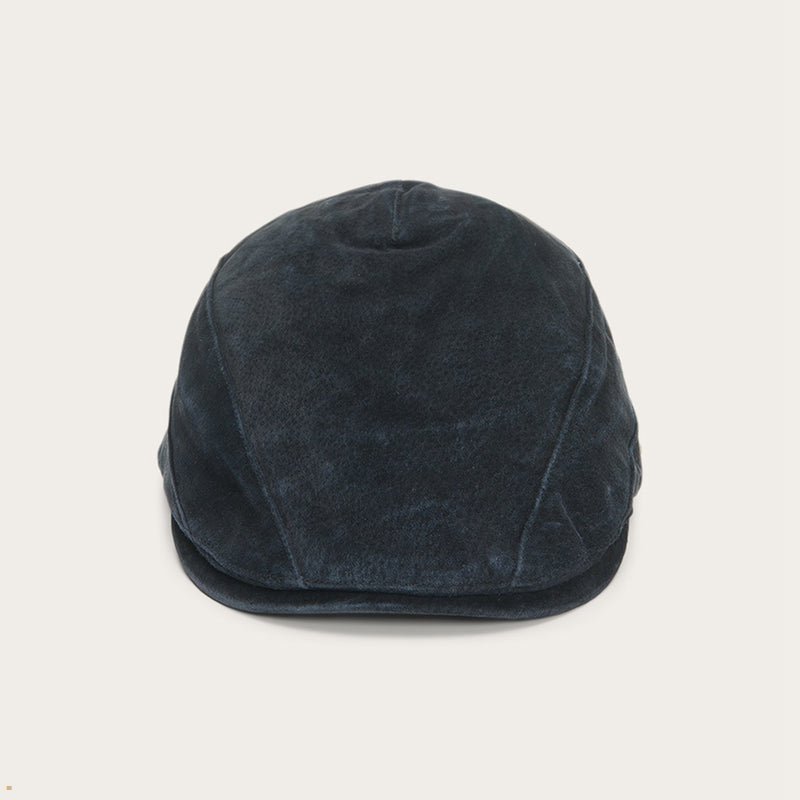 Black Stetson Leven Men's Caps | UK 08FDKNZYA