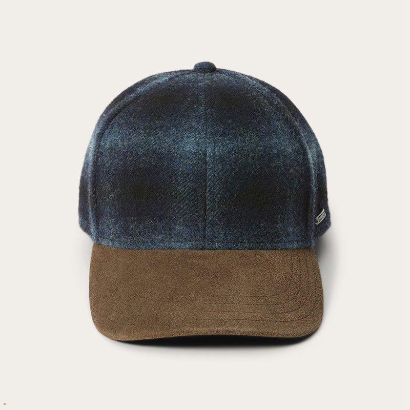 Blue Stetson Baseball Cap Wool Women's Outdoor Hats | UK 65YGEHVSM