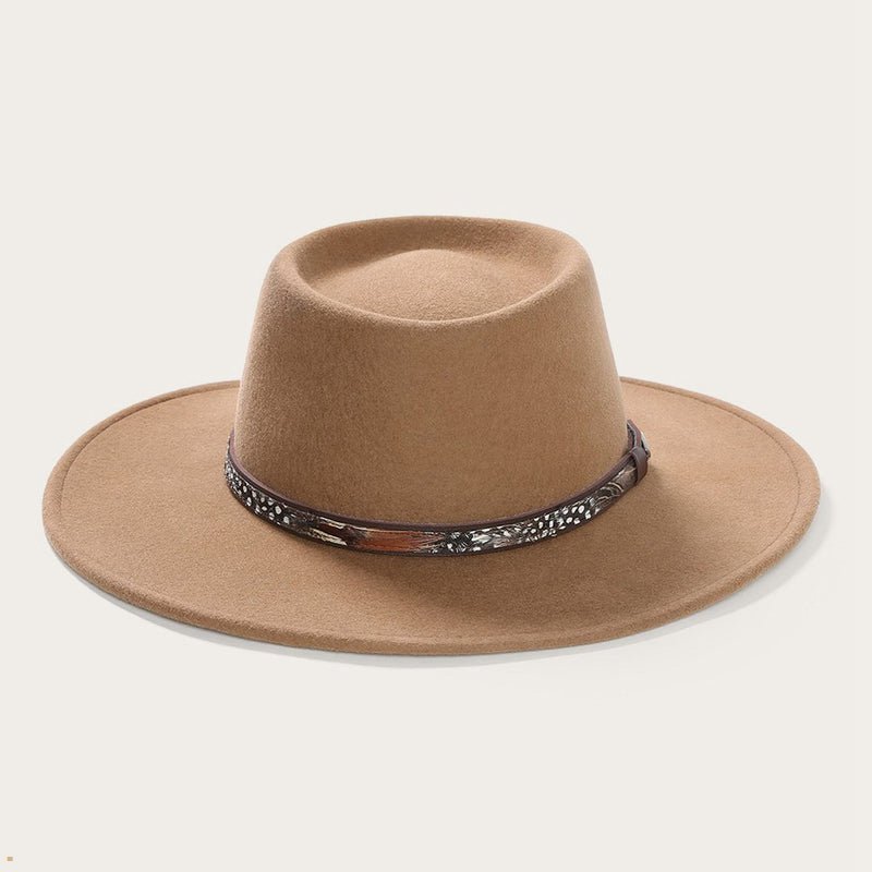 Brown Stetson Kelso Men's Outdoor Hats | UK 37BAPYKLM