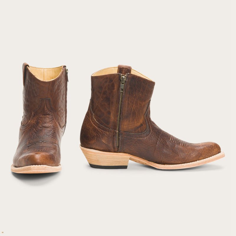 Brown Stetson Toni Women's Boots | UK 58HXWZAIB