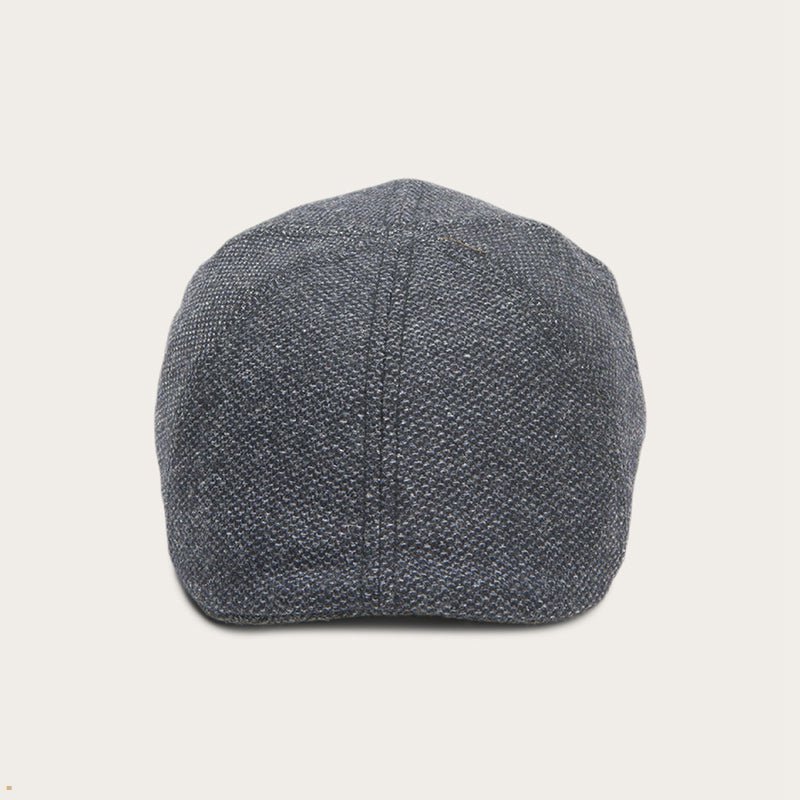 Grey Stetson Dart Men's Caps | UK 54ZWJNKUT