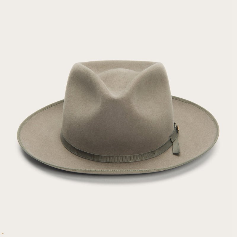 Grey Stetson Pure Stratoliner Women's Fedoras | UK 26DFMCEIW