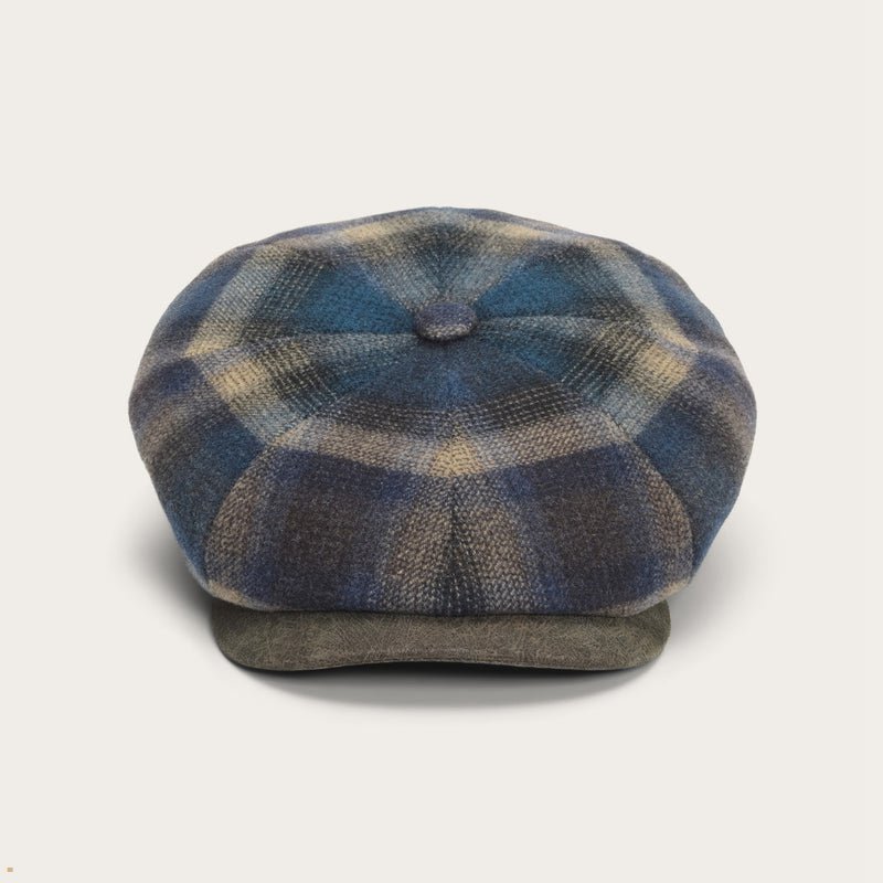 Multicolor Stetson Ivy Virgin Wool Men's Caps | UK 83KWHJOQS