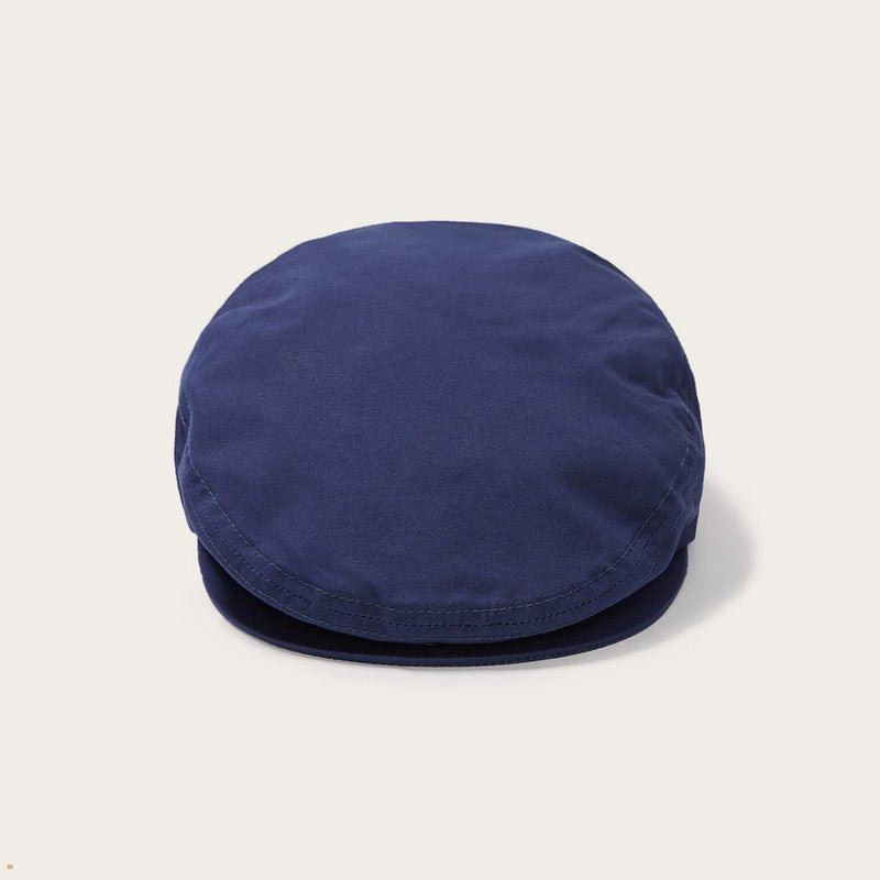 Navy Stetson Cambridge All-Weather Ivy Men's Caps | UK 38QDWBGJE