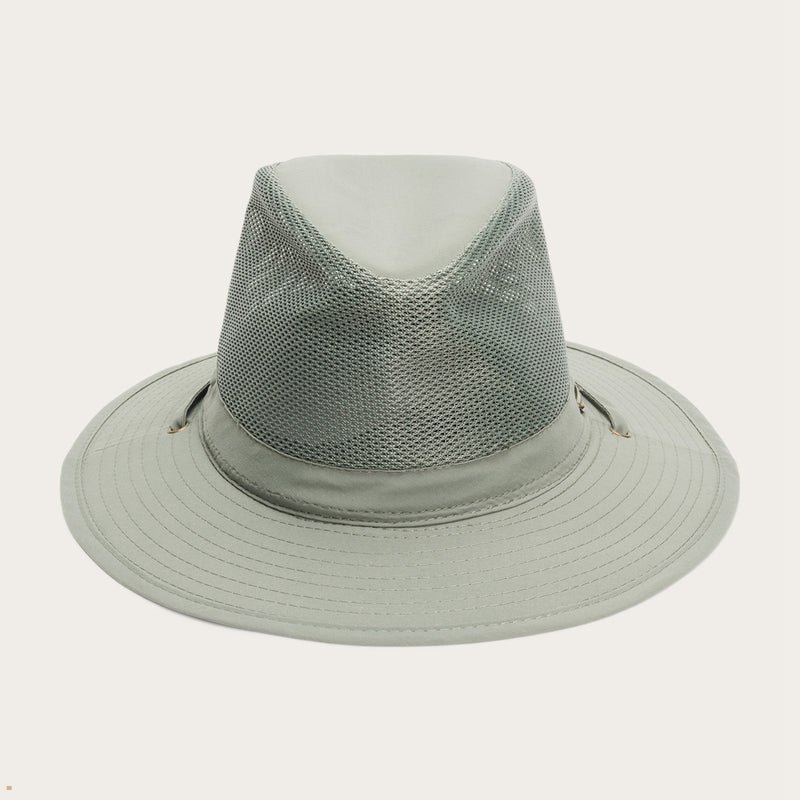 Turquoise Stetson Berghund 'No Fly Zone' Mesh Women's Outdoor Hats | UK 92ENIAGLD